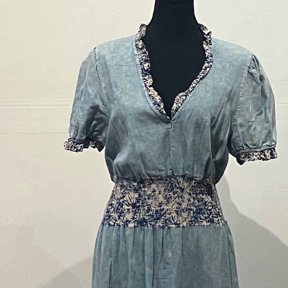 Red + Olive boho dress - Picture 12 of 15